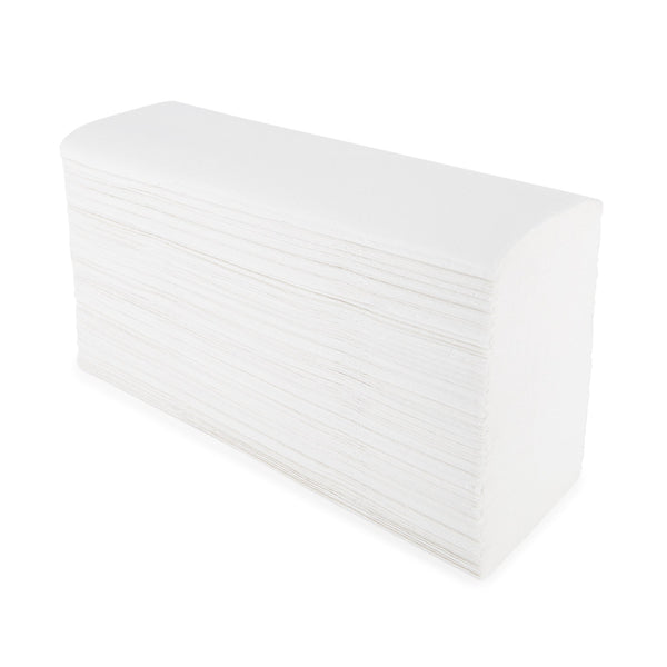 Smartbuy, HAND TOWELS, WHITE Z FOLD HAND TOWELS, 2 Ply, Case of 3000 Sheets