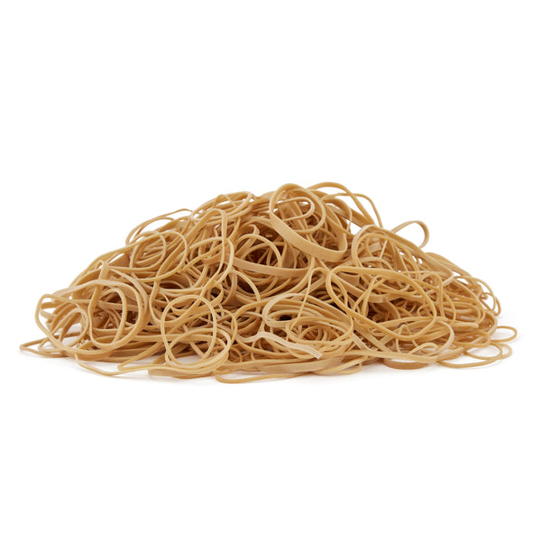 RUBBER BANDS Smartbuy, Brown, Assorted Sizes, Bag of 500g