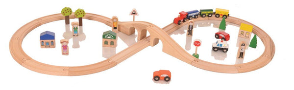 FIGURE OF 8 TRAIN SET, Age 3+, Set of 40 pieces