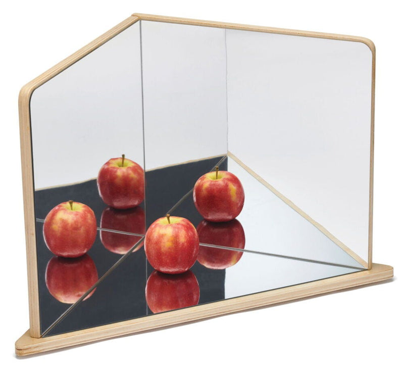 WOODEN 4-WAY MIRROR, Each