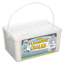 CHALK, Giant Playground, White, Pack of 52