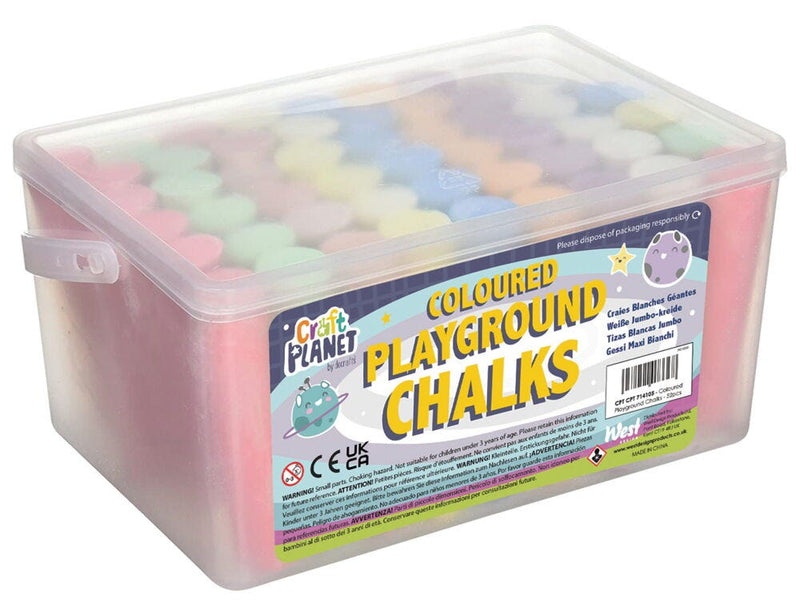 CHALK, Giant Playground, Coloured, Pack of 52