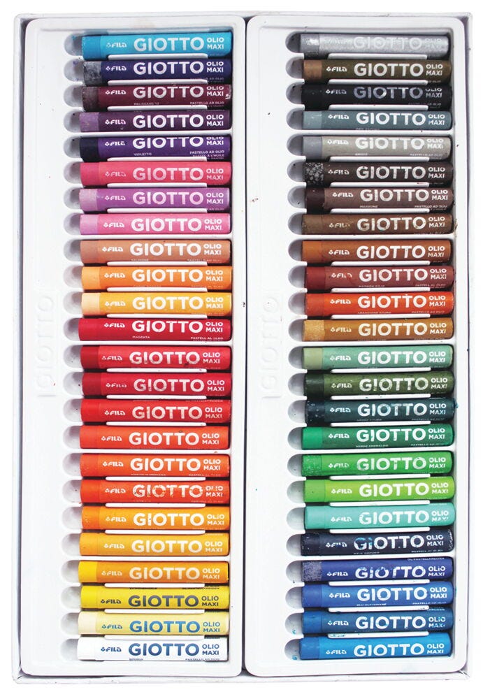 OIL PASTELS, Giotto Olio Maxi, Pack of 48