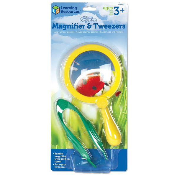 Primary Science® Magnifier & Tweezer Set