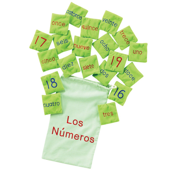 Number Bean Bags - Spanish pk 20