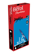 Berol Dry Wipe Fine - Black pk 12