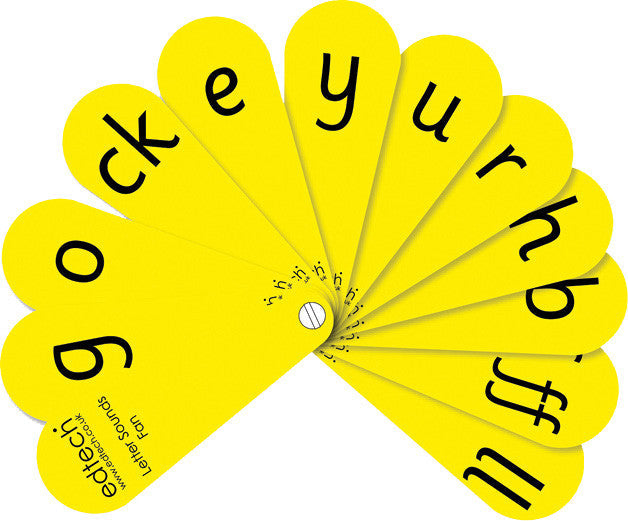 Example Fans Latter Synthetic Letter Fans Phase 2 Set 1-2 pk 6