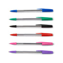 Smartbuy, PENS, Ballpoint Pen, Blue, Box of 50