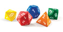 Jumbo Foam Polyhedral Dice pk5