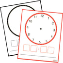 Dry Wipe Clock Faces pk 10