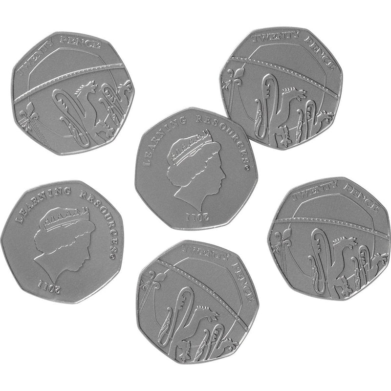 Role Play Money - 20p Coins pk 100