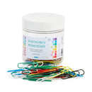 Smartbuy, PAPER CLIPS, Assorted Colours, 50mm, Tub of 125