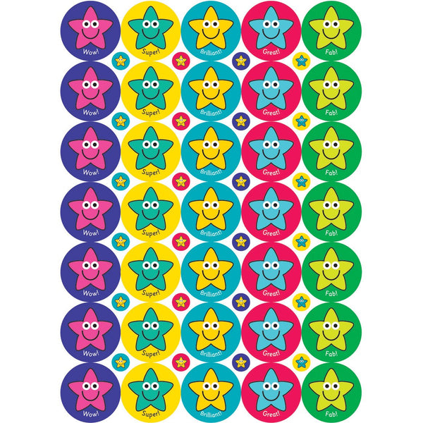 Exclamations-Star-Stickers---38/10mm-pk-10