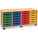 24-Shallow-Tray-Unit-(Quad)---Beech-