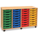 32-Shallow-Tray-Unit-(Quad)---Beech-