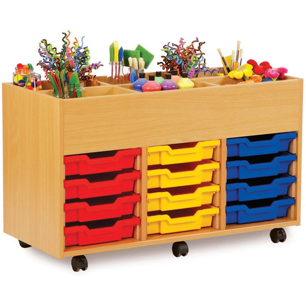 6-Bay-Kinderbox-with-12-Shallow-trays---Beech-