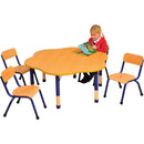 Milan-Flower-Table-(6-Seater)---Blue-