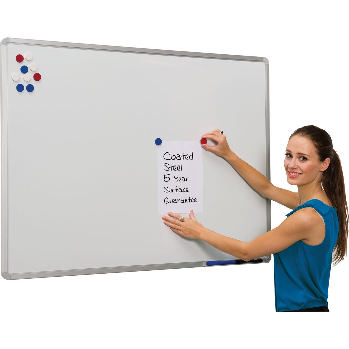 Writing File Board Magnetic Aluminium Frame Writing Board