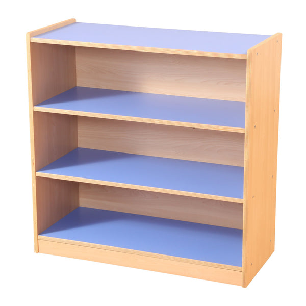 3-Shelf Bookcase (Blue/Maple) 