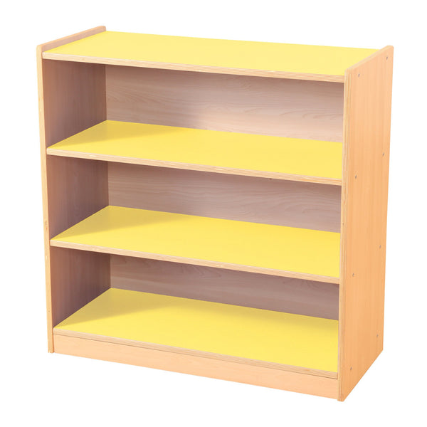 3-Shelf Bookcase (Yellow/Maple)