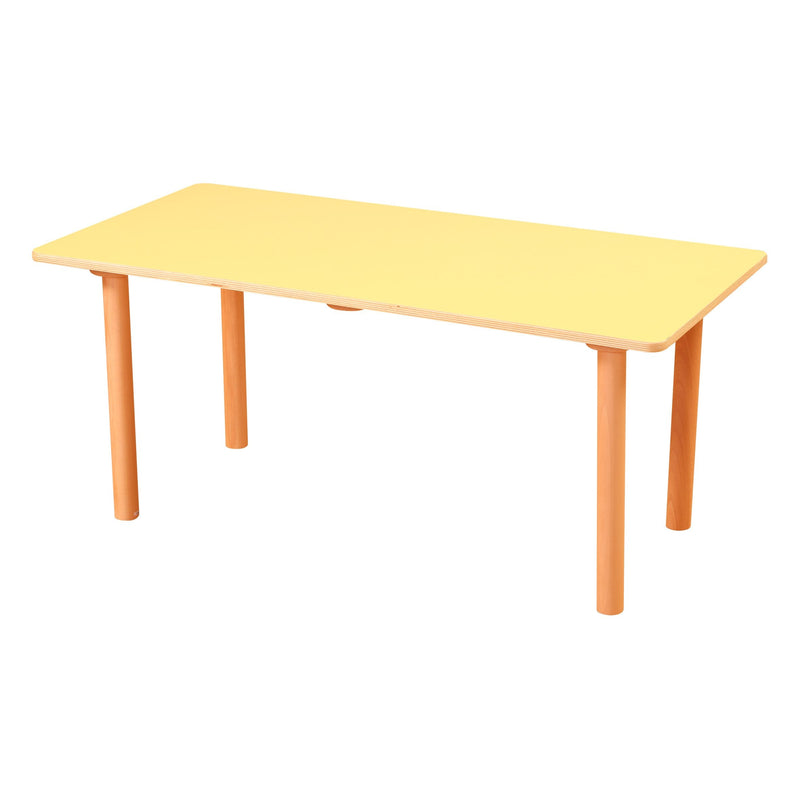 Pastel Yellow Rectangle Table H530mm 