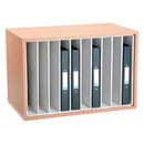 Ring Binder Beech Desktop Unit 
