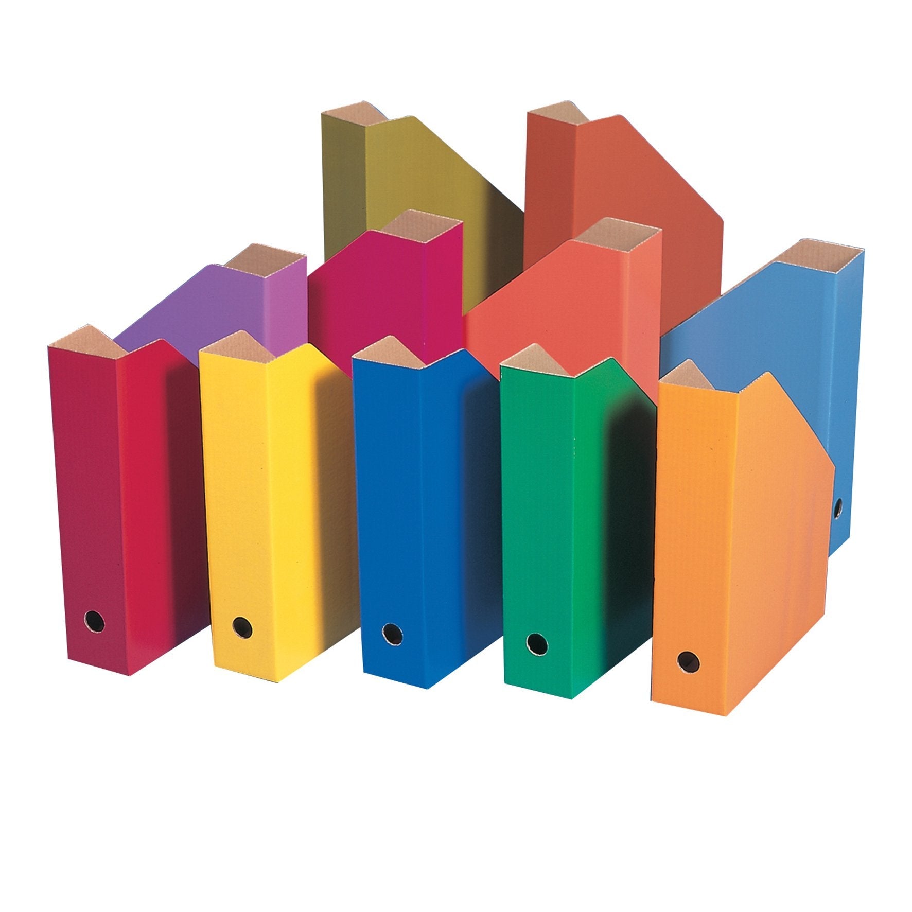 Color Box Files Officeworks Colour Filing Boxes (Curriculum Colours) pk 11