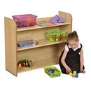 Maple Three Shelf Bookcase  