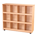 Maple Maxi Mobile Book Storage Unit 