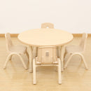 Elegant Height Adjustable Round Table (800mm)