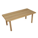 Beechwood Rectangular Table H530mm 
