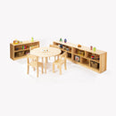 Beechwood Round Table H470mm 