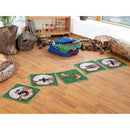 Woodland Counting Indoor/Outdoor Mini Placement Carpets with Holdall pk 35