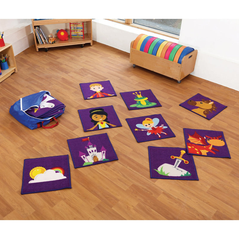 Story Time Interactive Carpet Tiles with Holdall pk 32