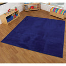 Luxury Super Soft Square Carpet (Navy) 