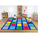 Rainbow™ Squares Large Placement Carpet 