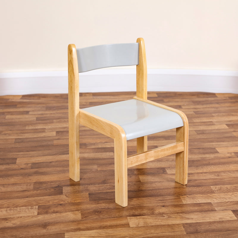 Tuf Class Wooden Classroom Chair (Grey) S3 pk 2