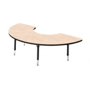 Tuf-Top™ Height Adjustable Arc Table (Maple) 