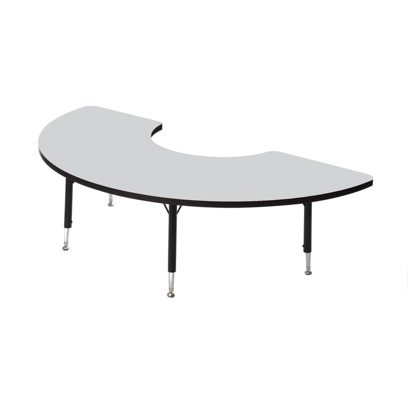 Tuf-Top™ Height Adjustable Arc Table (Grey) 