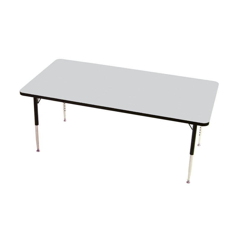 Tuf-Top™ Height Adjustable Rectangular Table (Grey) 