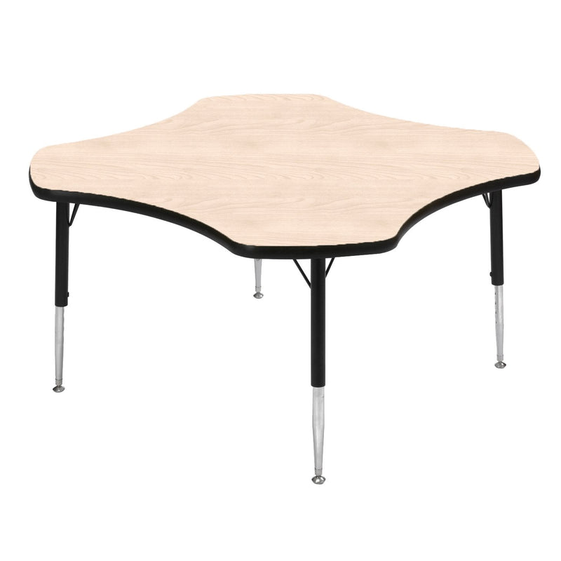 Tuf-Top™ Height Adjustable Clover Table (Maple) 