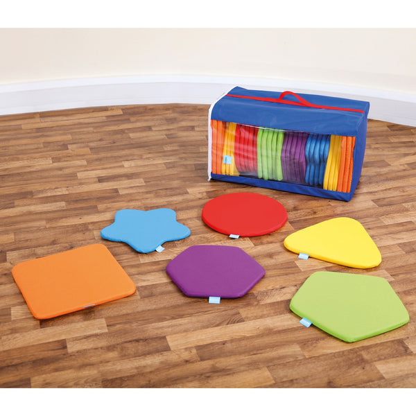 Rainbow™ Shaped Cushions with Holdall pk 32
