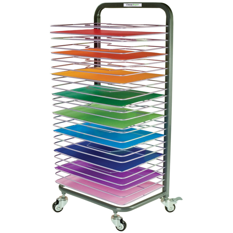 Premium 25-Shelf Mobile Drying Rack