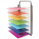 Premium Spring-Loaded 20-Shelf Wall Mounted Drying Rack 