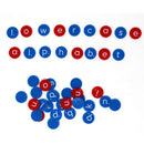 Lowercase Alphabet Chips, Set of 6