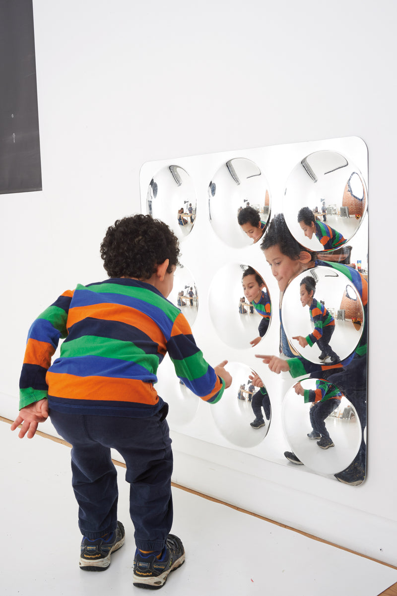 Giant 9 Domed Acrylic Mirror Panel