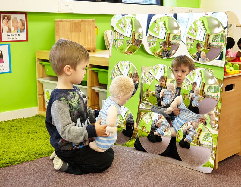 Giant 9 Domed Acrylic Mirror Panel