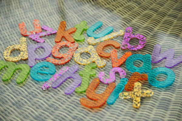 Rainbow Glitter Letters