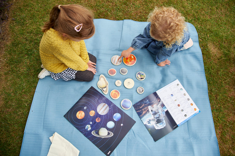 Wooden Solar System Discs