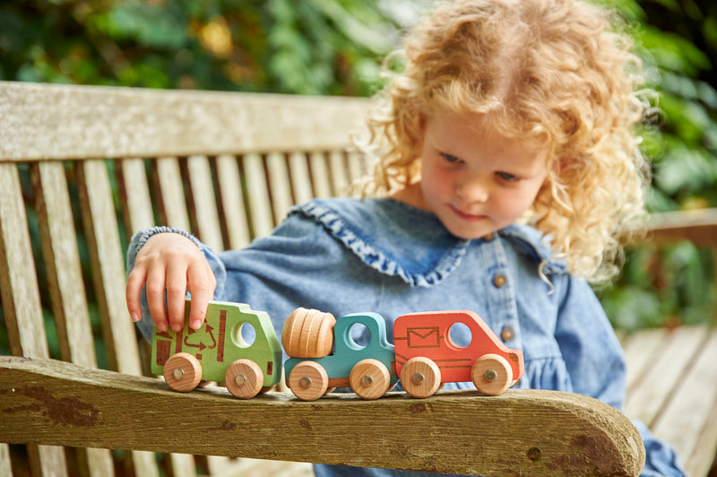 Rainbow Wooden Community Vehicles